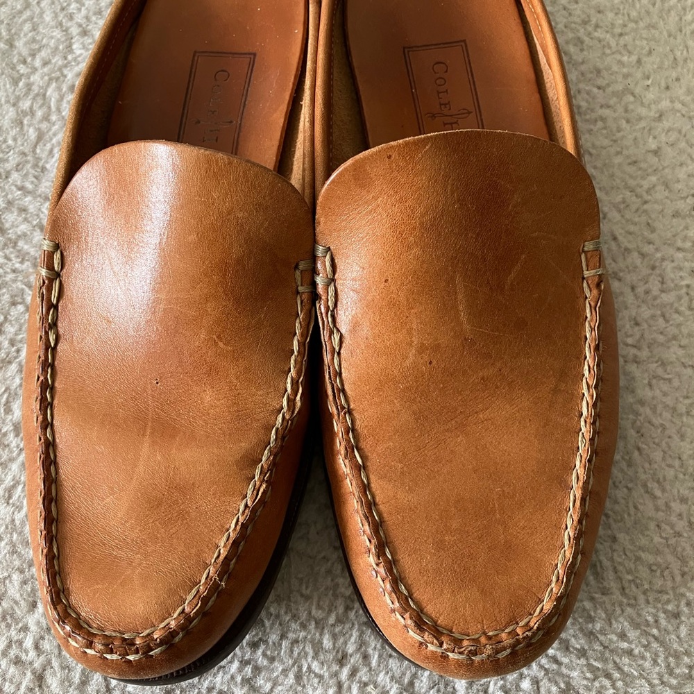 Cole Haan leather mules